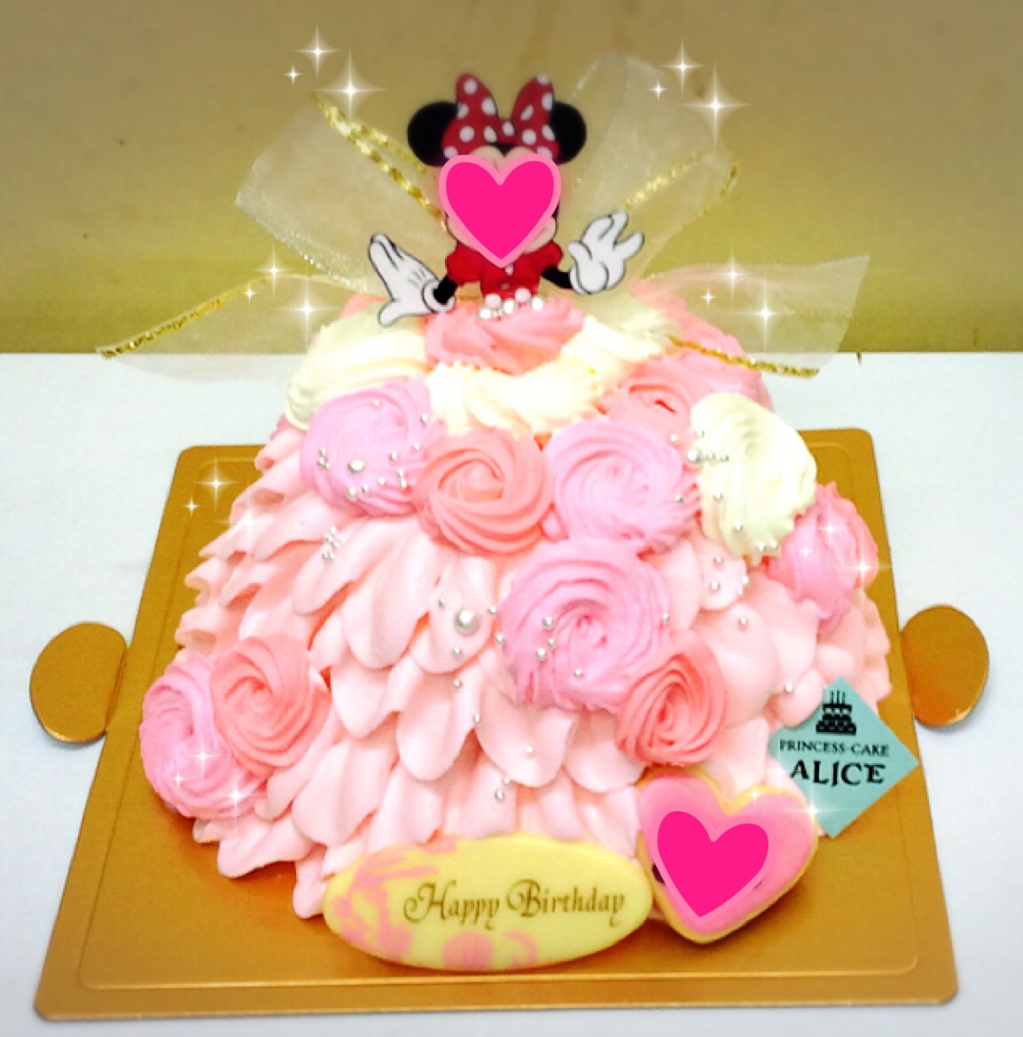 かわいいドレスのケーキ 大阪なんば オーダーケーキ 大阪でオーダーケーキなら大阪ミナミ なんば 心斎橋の宅配ケーキ プリンセスケーキアリス