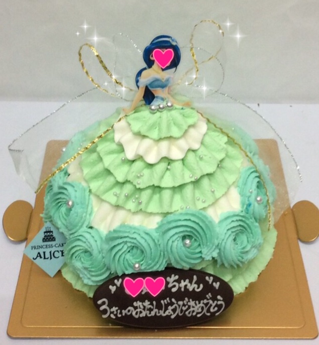 プリンセスドールケーキ 大阪でオーダーケーキなら大阪ミナミ なんば 心斎橋の宅配ケーキ プリンセスケーキアリス